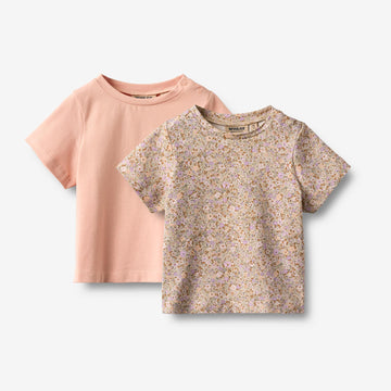 Wheat Main 2 T-Shirt S/S Manna Jersey Tops and T-Shirts 9409 lilac flower meadow