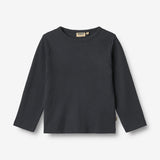 Wheat Main 2 T-shirt L/S Milo T-Shirt 1432 navy