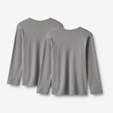 Wheat Main 2 T-shirt L/S Morris T-Shirt 9624 flint