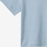 Wheat Main 2 T-shirt S/S Tommy T-Shirt 9641 faded blue stripe