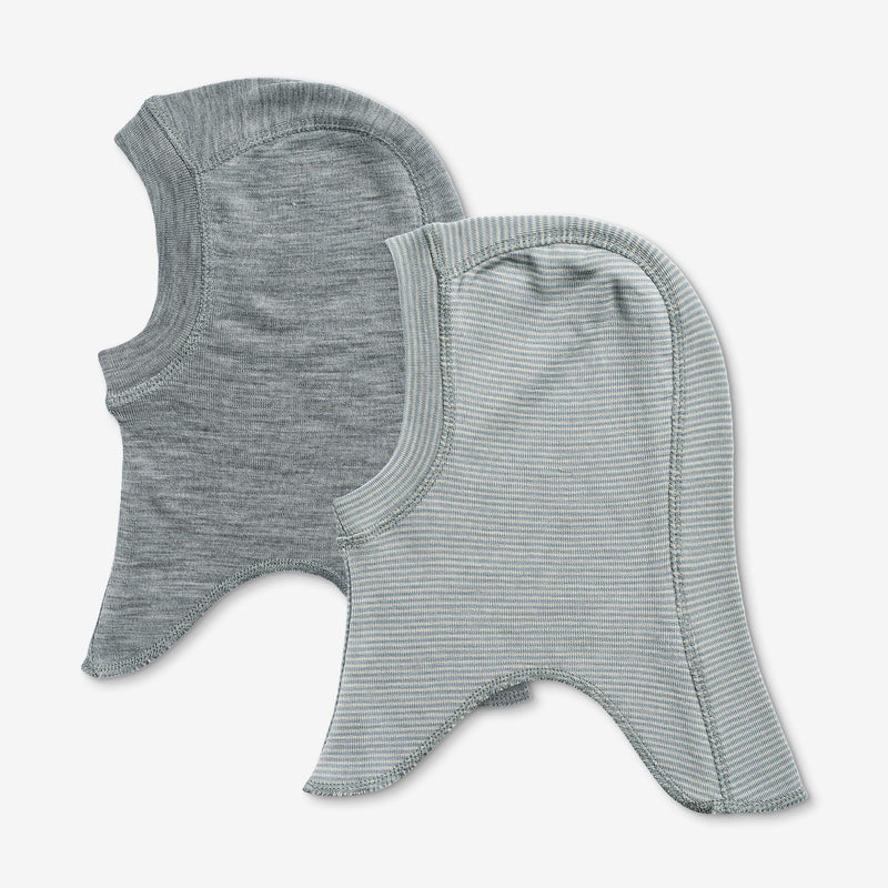 Wheat Wool 2 Wool Balaclava Felix Accessory 1522 cloudy sky stripe