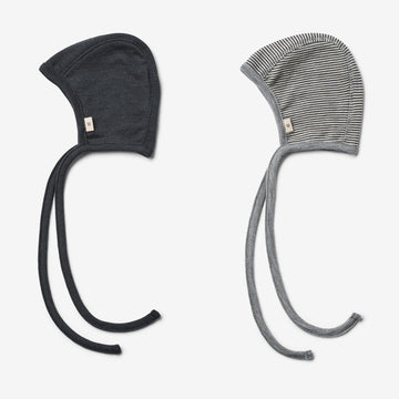 Wheat SMU 2 Wool Cap Billie Accessory 1433 navy stripe