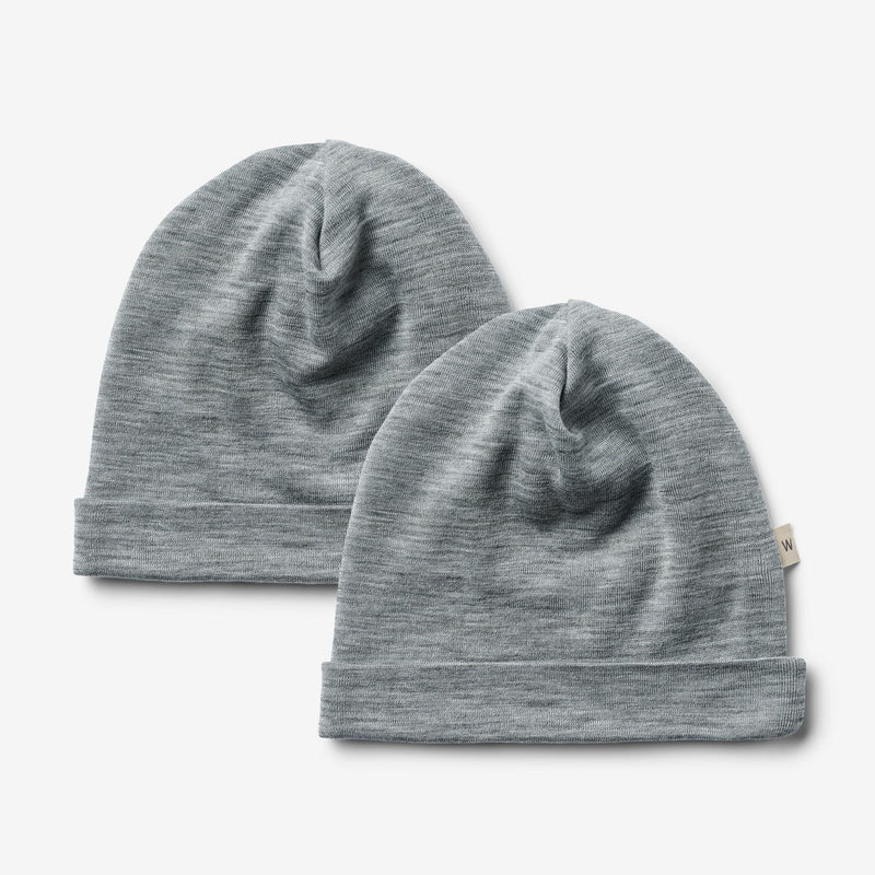 Wheat Wool 2 Wool Hat Emo Accessory 0224 melange grey