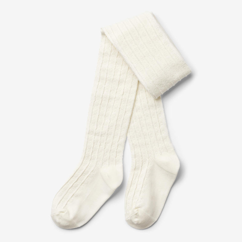 Wheat Main 2 pk Izzy pointelle tights Socks/Tights 2400 powder