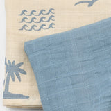 Wheat Main 2 pk Muslin Kaya Accessory 1260 faded denim