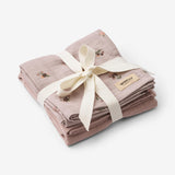 Wheat Main 2 pk Muslin Kaya Accessory 1354 soft lilac