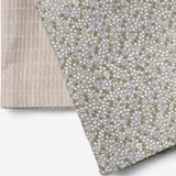 Wheat Main 2 pk Muslin Kaya Accessory 9765 slightly blue flowers