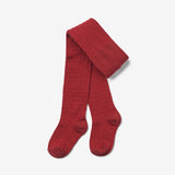 Wheat Main 2 pk Wool Lace Tights Karla Socks/Tights 2080 cherry red