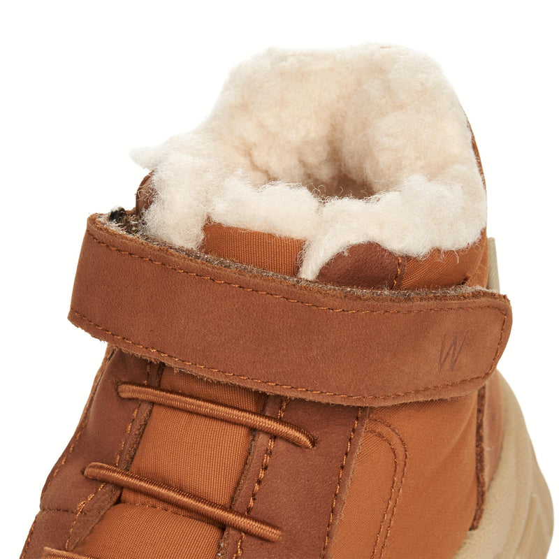 Wheat Footwear Astoni Velcro Tex Winter Footwear 9002 cognac