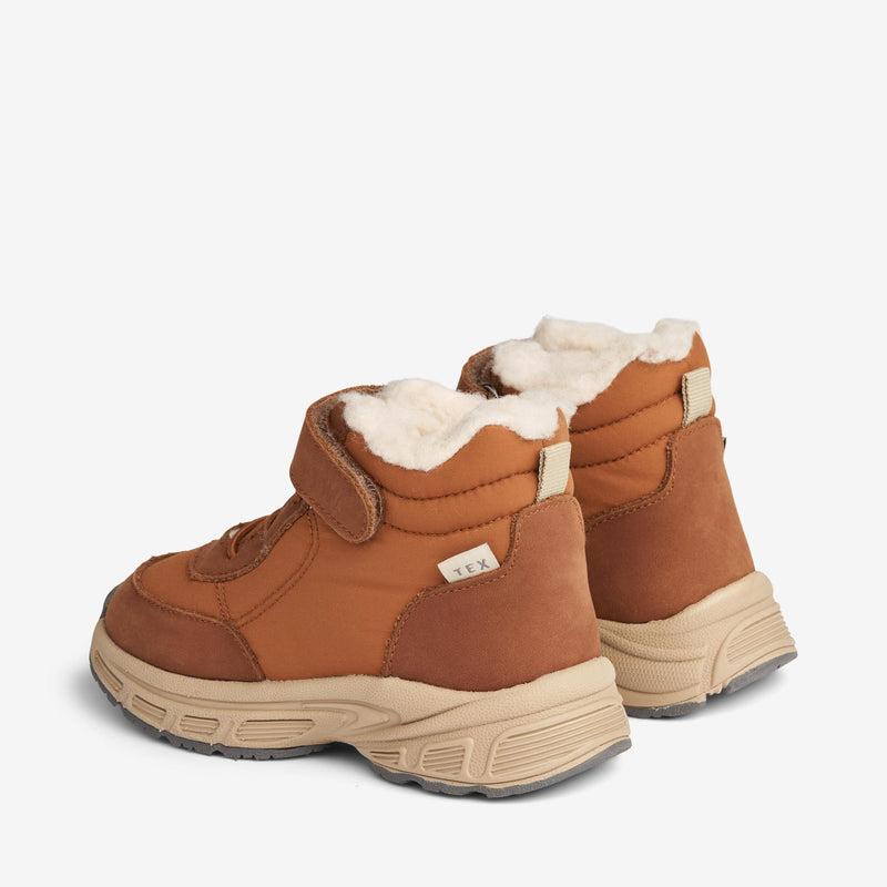 Wheat Footwear Astoni Velcro Tex Winter Footwear 9002 cognac