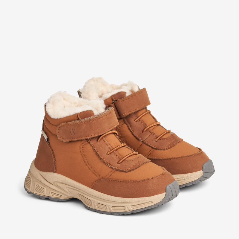 Wheat Footwear Astoni Velcro Tex Winter Footwear 9002 cognac