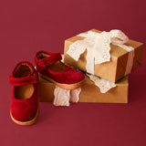 Wheat Footwear Ballerinas Audrey Shoe 9697 red cherry