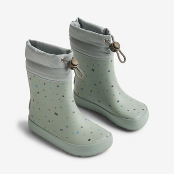 Wheat Footwear Barefoot Rubber Boot Zerro Rubber Boot 9602 light flint letters