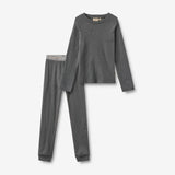 Wheat Outerwear Baselayer Set Baselayer 9619 dark charcoal