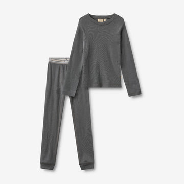 Wheat Outerwear Baselayer Set Baselayer 9619 dark charcoal