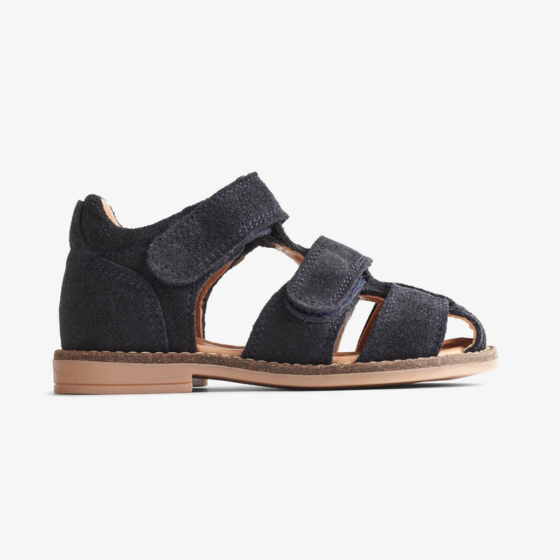 Wheat Footwear Bay Closed Toe Sandals 1432 navy