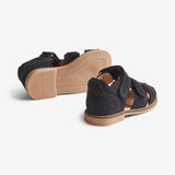 Wheat Footwear Bay Closed Toe Sandals 1432 navy