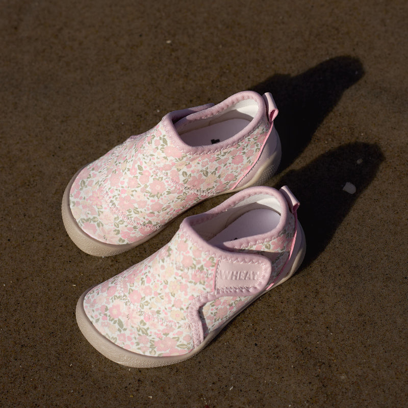 Wheat Footwear Beach Shoe Shawn Swimwear 9427 ivory flower meadow