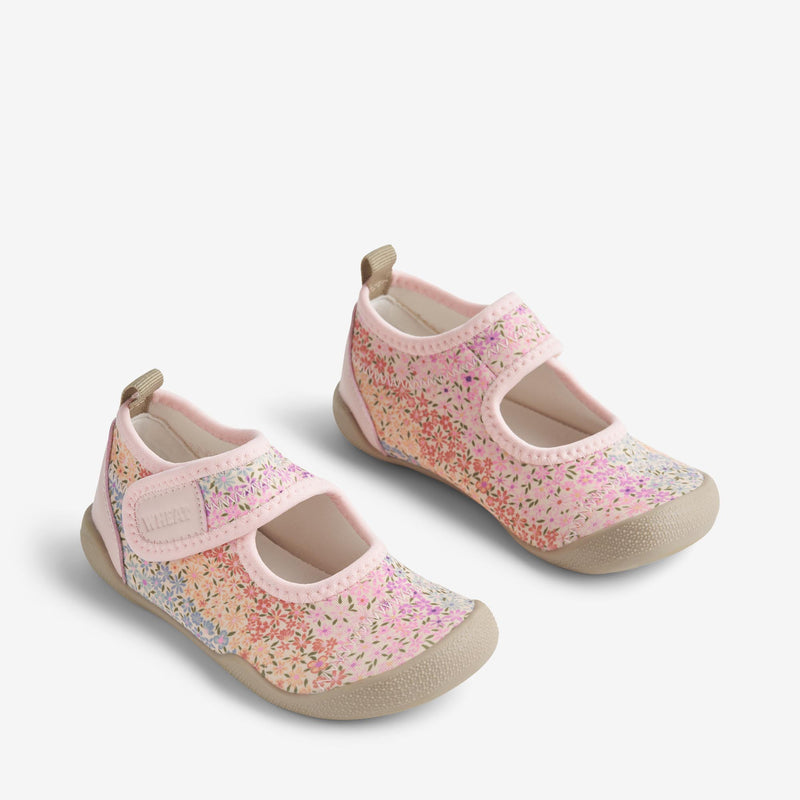 Wheat Footwear Beach Shoe Wavey Swimwear 9506 rainbow flowers