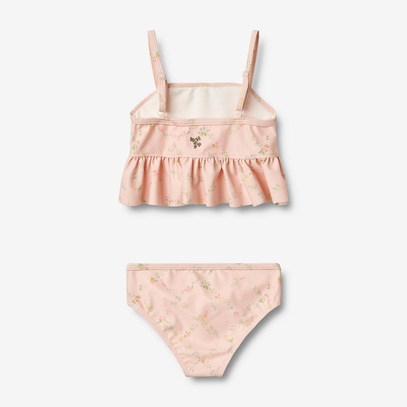 Wheat Main Bikini Lærke Bikini 9450 powder checked flowers