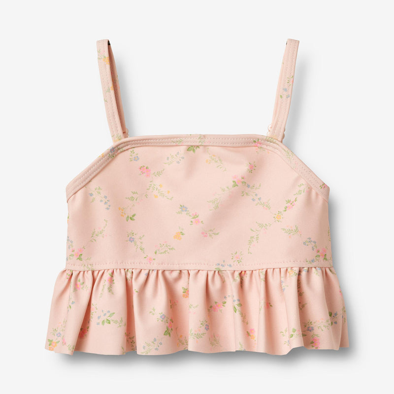 Wheat Main Bikini Lærke Bikini 9450 powder checked flowers