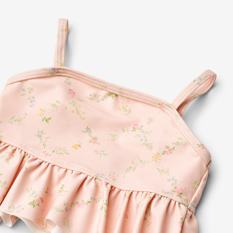 Wheat Main Bikini Lærke Bikini 9450 powder checked flowers