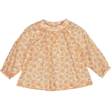 Wheat Main Blouse Addie Shirts and Blouses 2475 rose flowers