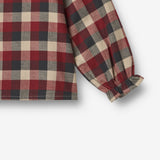 Wheat Main Blouse L/S Elin Shirts and Blouses 9588 red blue check