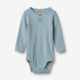 Wheat Main Body L/S Benny Underwear/Bodies 9419 calm blue