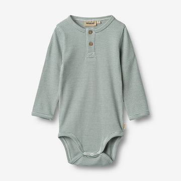Wheat Main Body L/S Benny Underwear/Bodies 9442 stormy sea stripe