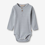 Wheat Main Body L/S Benny Underwear/Bodies 1048 blue stripe