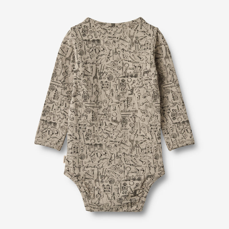 Wheat Main Body L/S Benny | Baby Underwear/Bodies 1204 treasure hunt