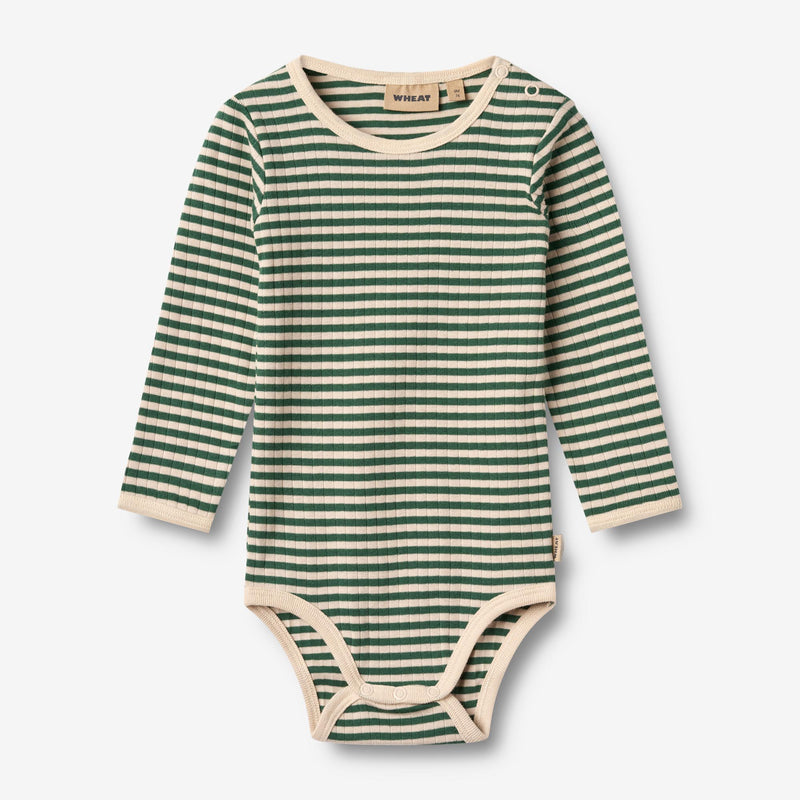 Wheat Main Body L/S Berti Body 4142 green stripe