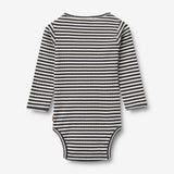 Wheat Main Body L/S Berti Body 9432 navy rib stripe
