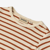 Wheat Main Body L/S Berti Body 9447 warm caramel stripe