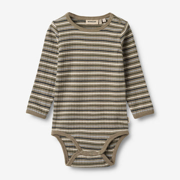Wheat Main Body L/S Berti | Baby Underwear/Bodies 0181 multi stripe