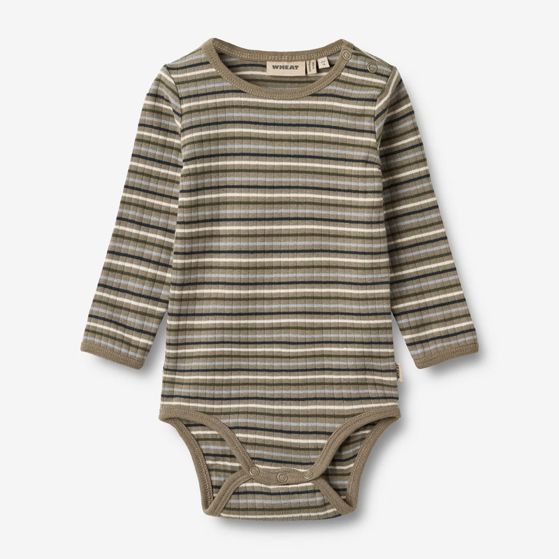 Wheat Main Body L/S Berti | Baby Underwear/Bodies 0181 multi stripe