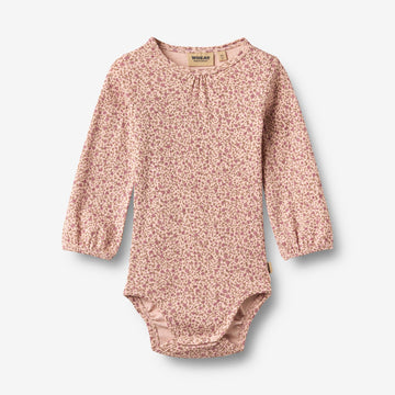 Wheat Main Body L/S Elmine Body 9898 dime rose small flowers