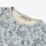 Wheat Main Body L/S Elmine Body 9418 blue summer flowers