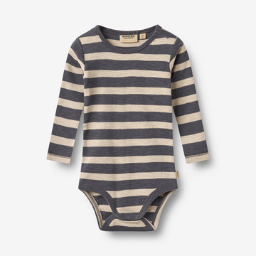 Wheat Main Body L/S Freddie Body 1309 greyblue stripe