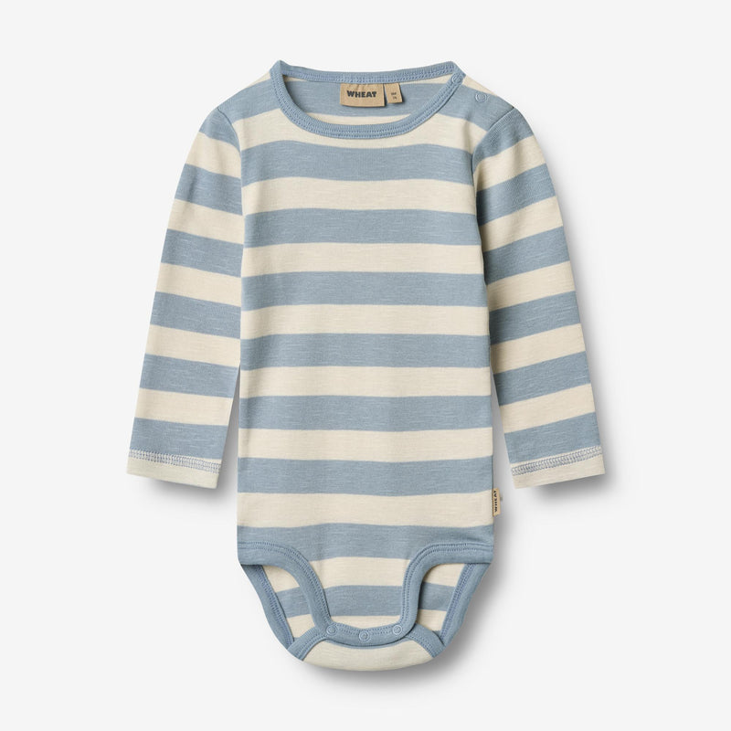 Wheat Main Body L/S Freddie Body 9420 calm blue stripe