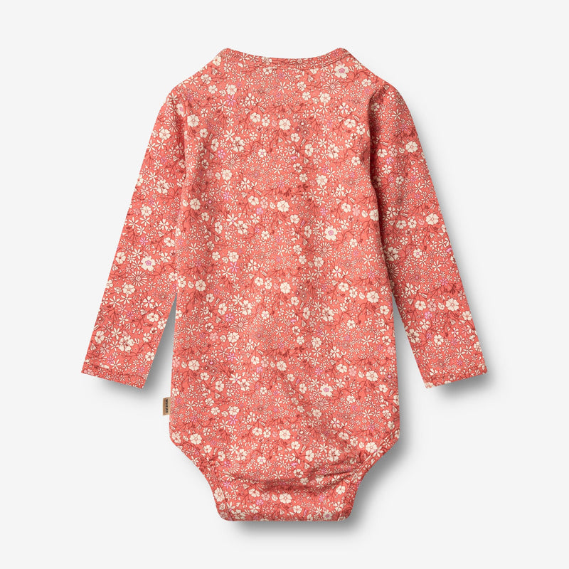 Wheat Main Body L/S Liv Underwear/Bodies 9422 coral flowers