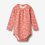 Wheat Main Body L/S Liv Underwear/Bodies 9422 coral flowers