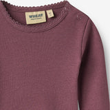 Wheat Main Body L/S Regitze Body 3118 eggplant