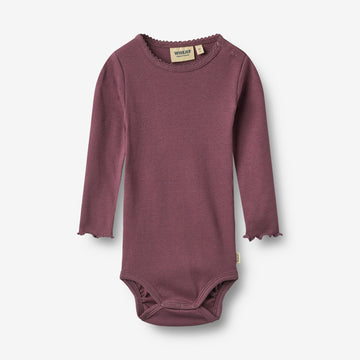 Wheat Main Body L/S Regitze Body 3118 eggplant