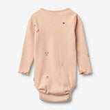 Wheat Main Body L/S Rie Body 2475 rose flowers