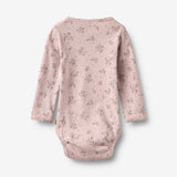 Wheat Main Body L/S Roselinde Body 1358 lilac flowers