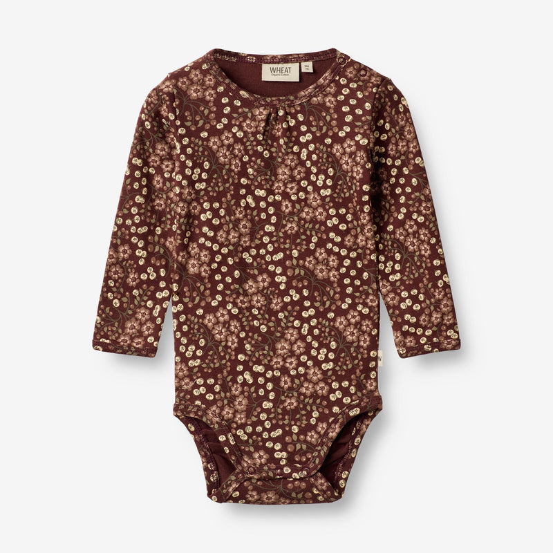 Wheat Main Body Liv | Baby Underwear/Bodies 2117 aubergine berries