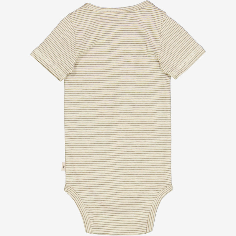 Wheat Main  Body Placket SS Underwear/Bodies 1457 seaweed stripe