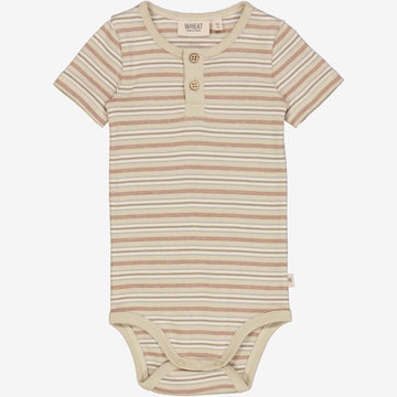Wheat Main  Body Placket SS Underwear/Bodies 1229 dusty stripe